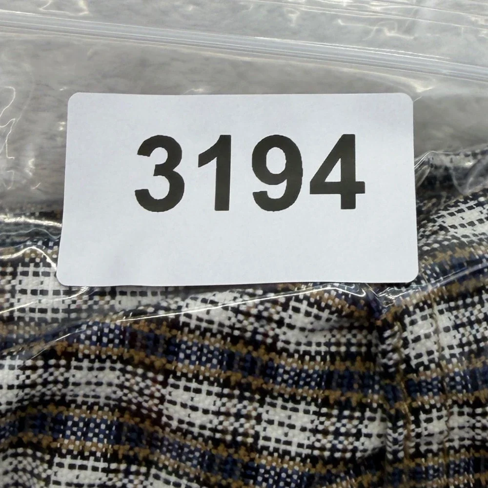 Levi's High Baggy Shorts Men 29 Plaid Shorts Cotton Casual 5-Pocket